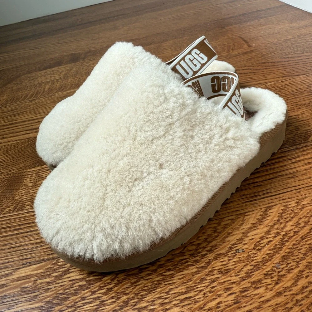 UGG Fluff Yeah Clogs Slippers Fuzzy Cozy Loungewear Classic Warm Soft Kids 13